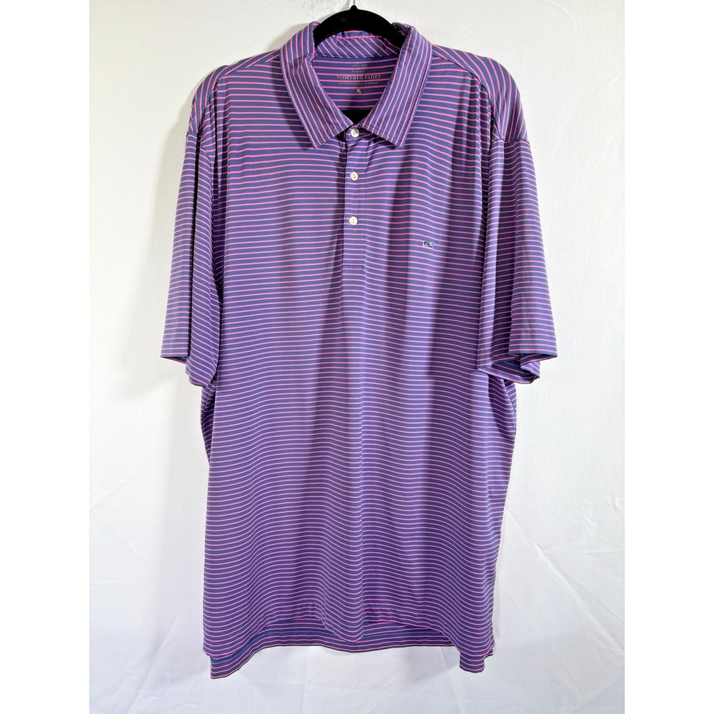 Vineyard Vines polo shirt size XL striped short sleeves golf